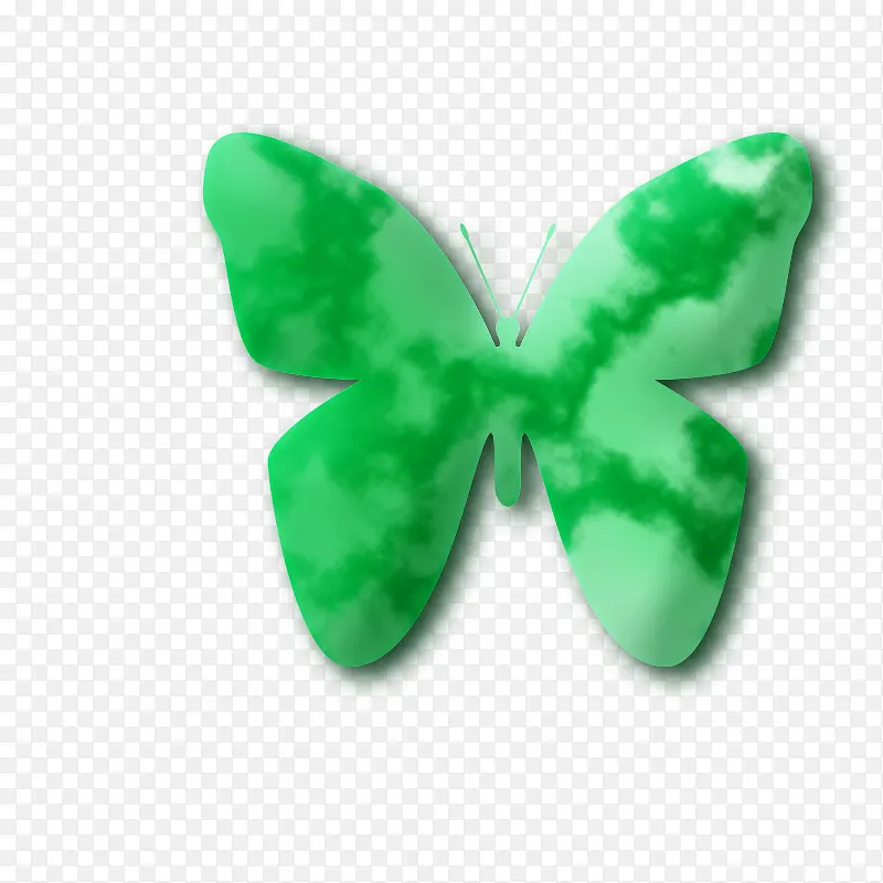 绿色的玉蝴蝶