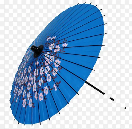 古代花纹雨伞