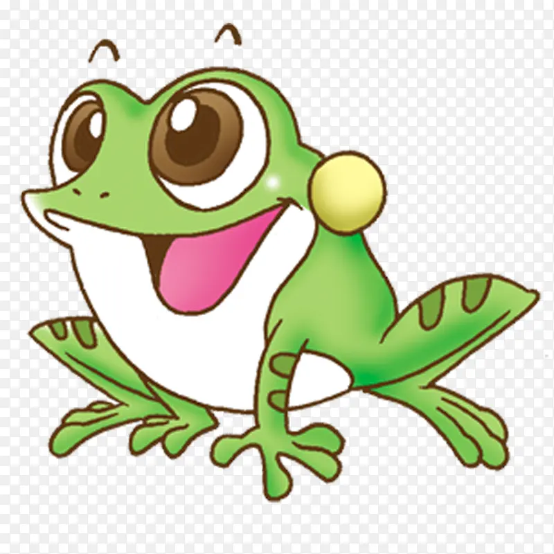 卡通手绘动物青蛙