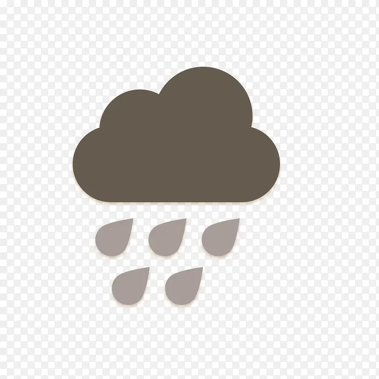 下雨标志
