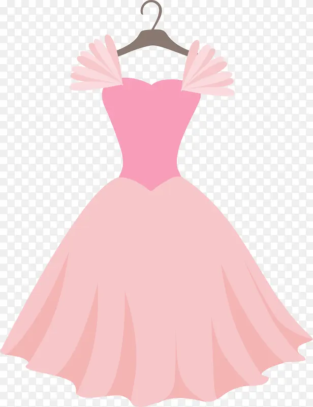 粉色衣服裙子