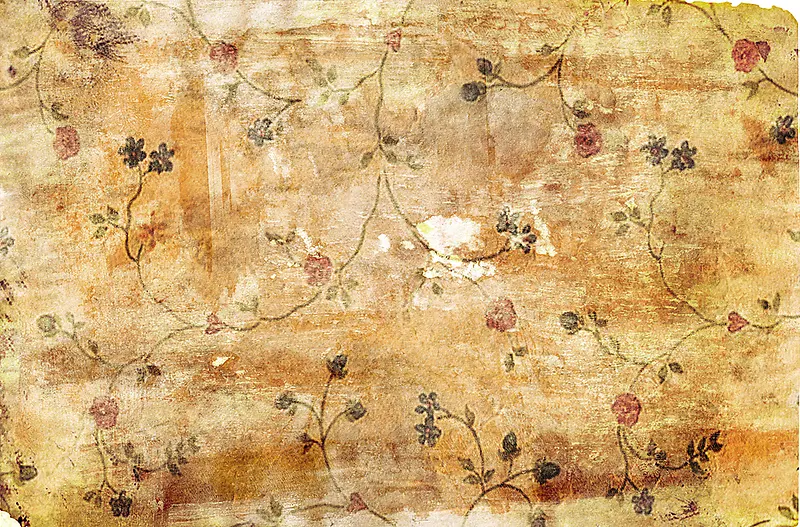 复古花卉壁纸背景