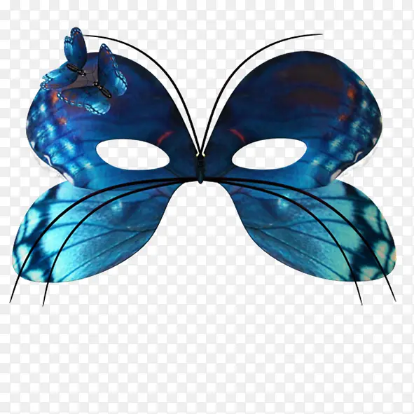 蓝蝴蝶面具