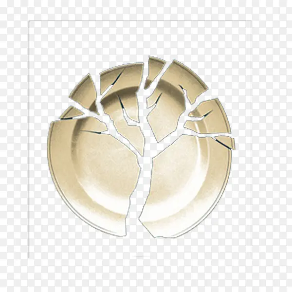 破碎的盘子
