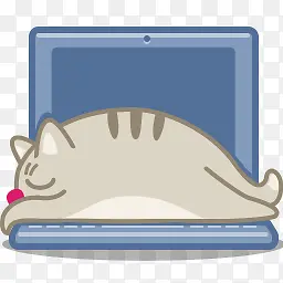 猫的笔记本电脑图标