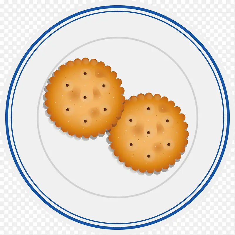 卡通饼干矢量图下载