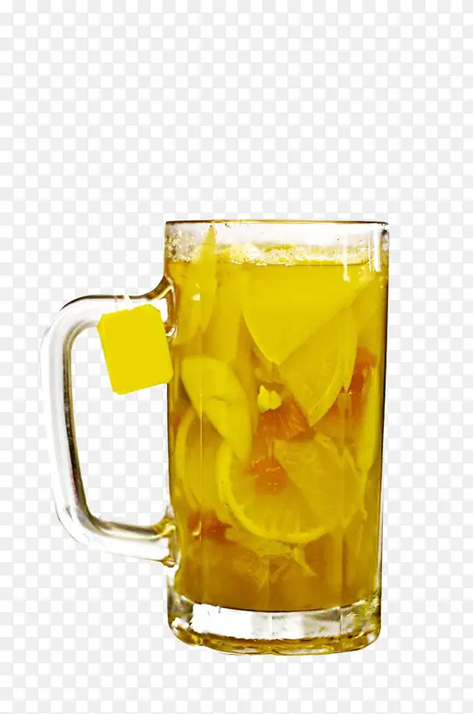 黄色柠檬茶
