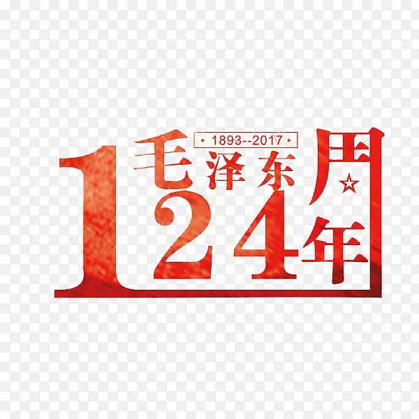 毛泽东124周年纪念