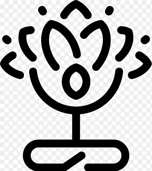 瑜伽Wellness-Line-Craft-icons