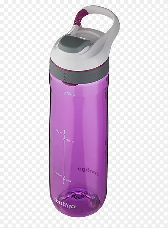 紫色户外水杯