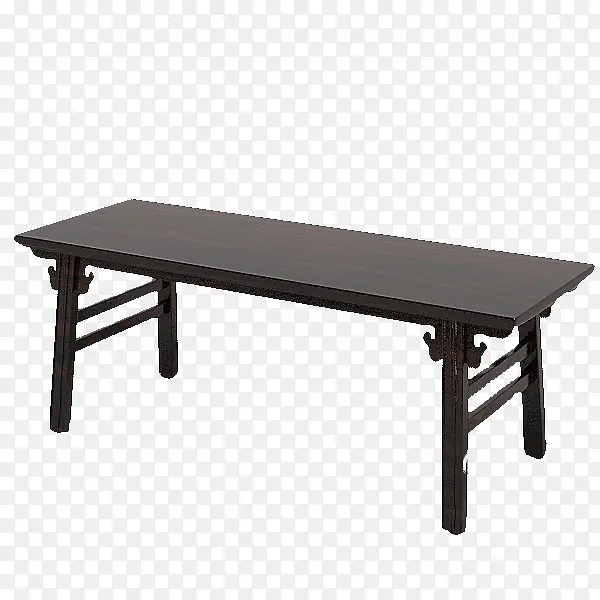 黑色长条木头案桌
