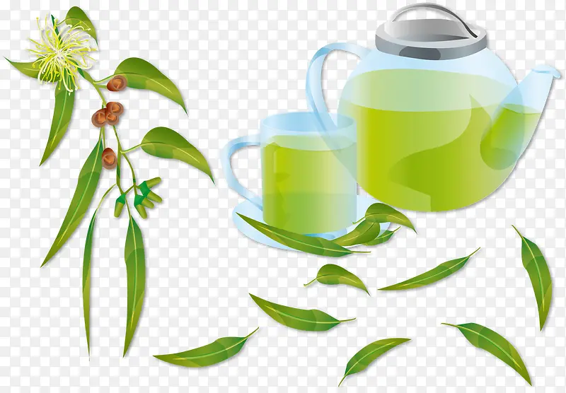 矢量茶具
