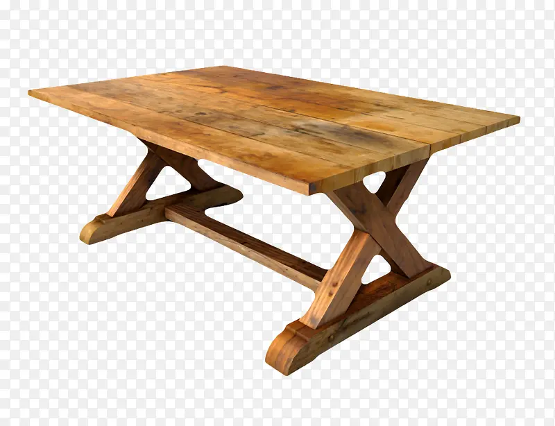 棕色旧桌子