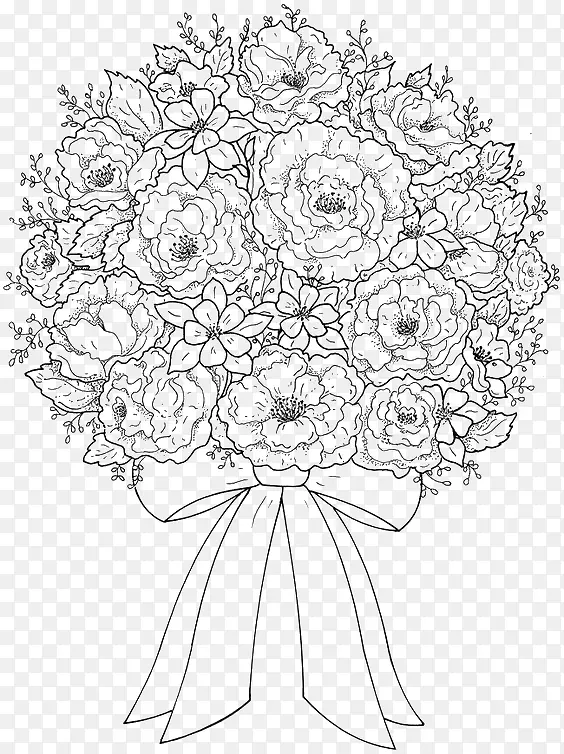 卡通花束