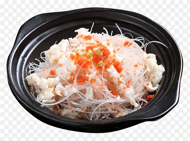 极品蟹籽干粉丝煲