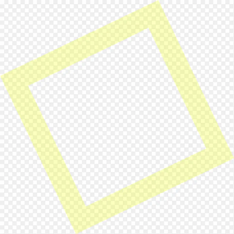 黄色简约方框