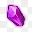 紫色不规则宝石