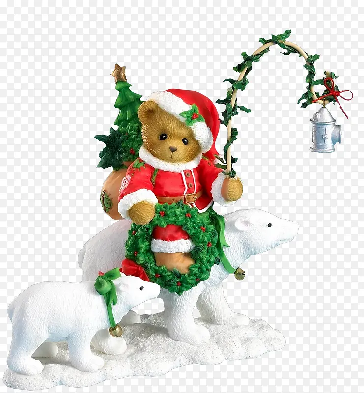 圣诞小熊和北极熊