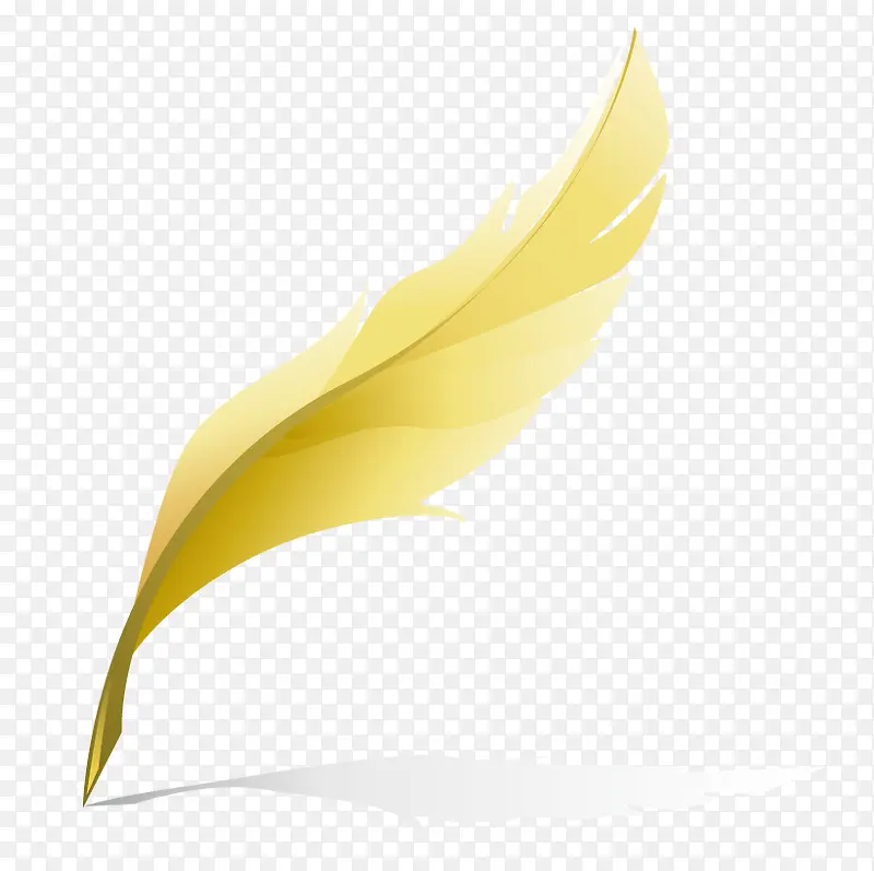 矢量羽毛笔素材