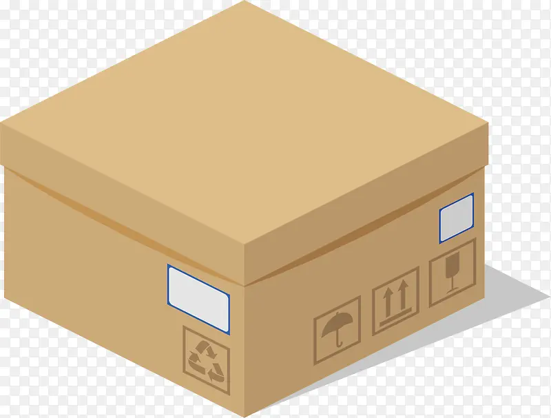 纸箱设计矢量卡纸瓦楞纸包装盒