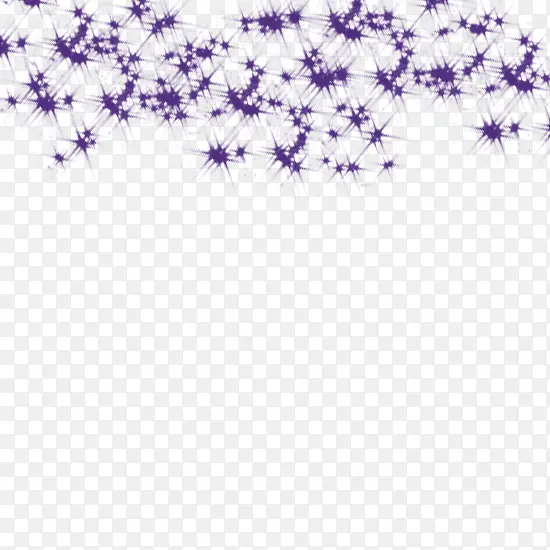 紫色闪光星星免抠素材