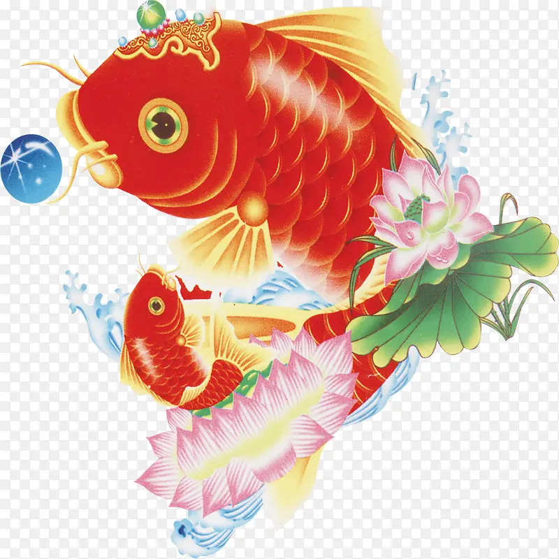 两条鲤鱼