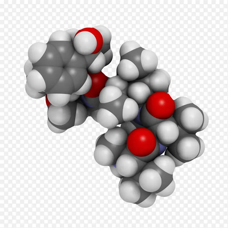 灰黑色单甲基分子形状素材
