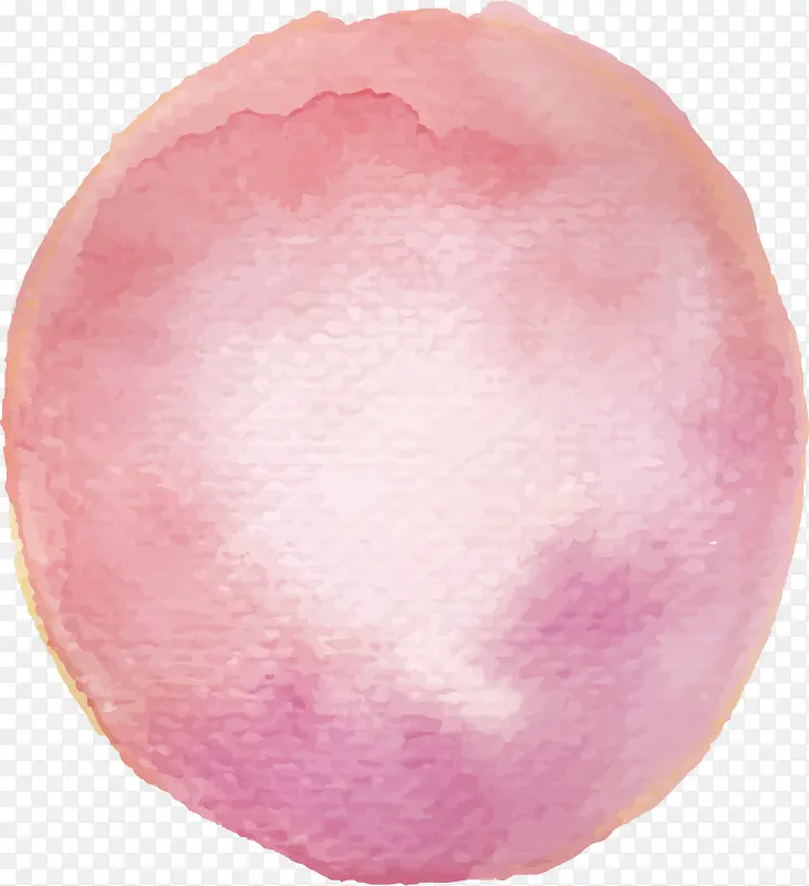淡粉色圆形水彩底纹