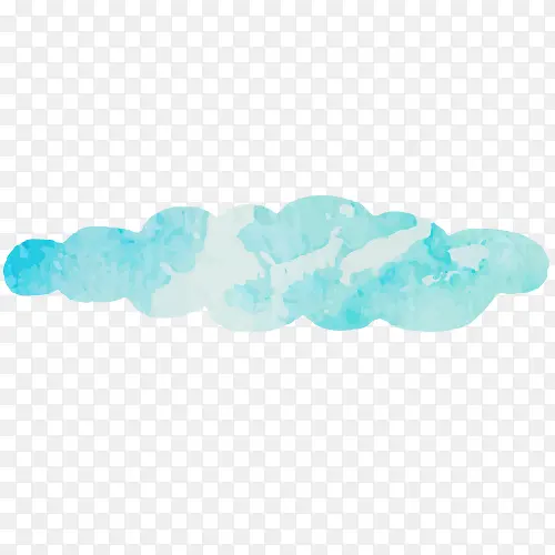 水墨云朵