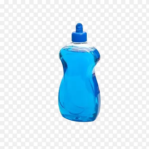 瓶装蓝颜色厨房清洁水
