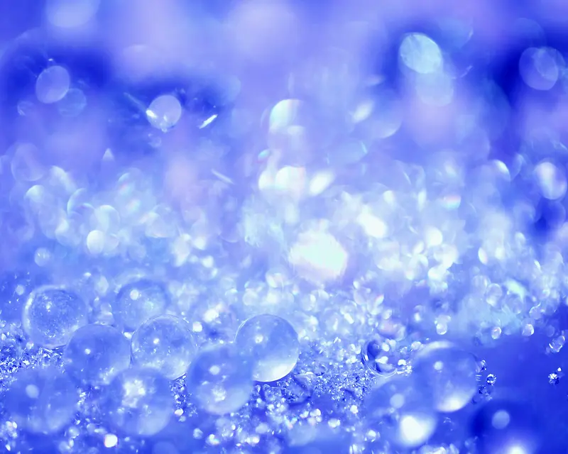 透明蓝色碎片钻石水晶