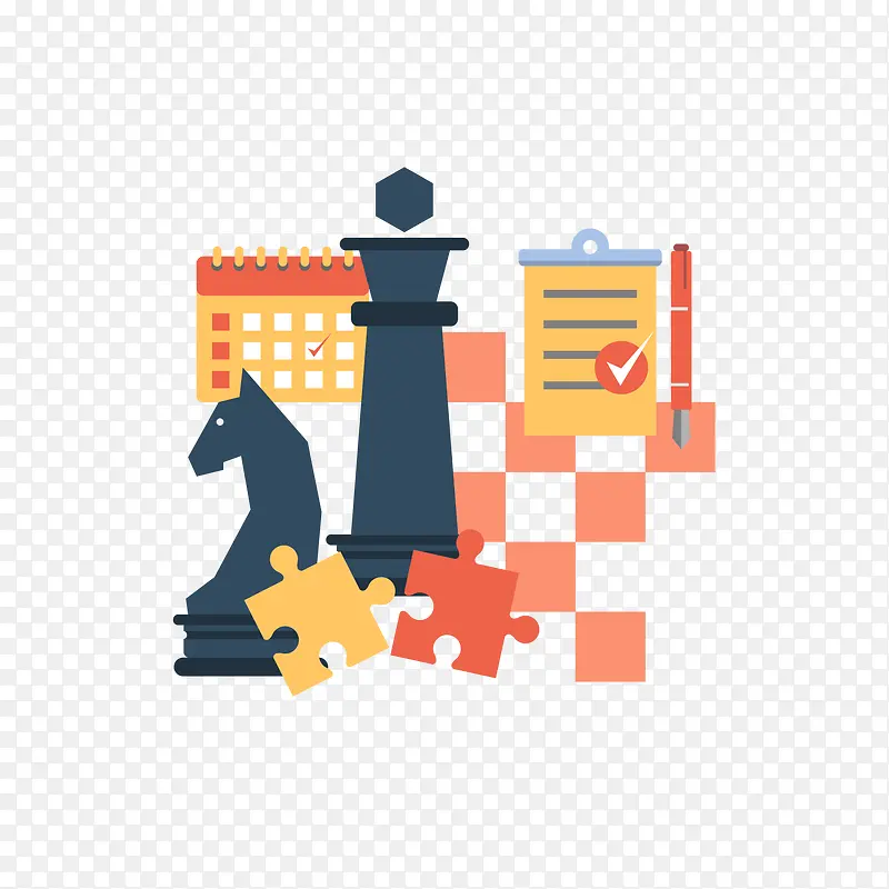 拼图罗马棋商业装饰