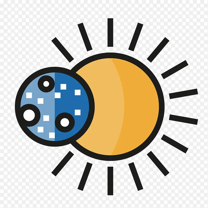 太阳和地球图标