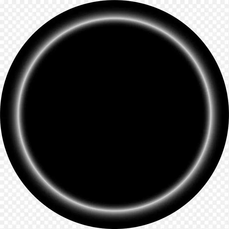 黑色圆圈光芒