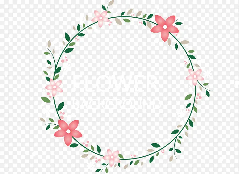 小碎花花环