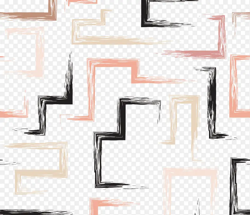 矢量线条几何底纹