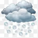 冰雹称赞重淋浴iconsland-weather