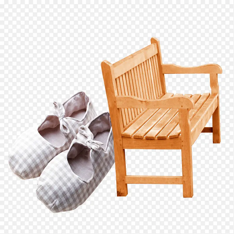 鞋子木椅