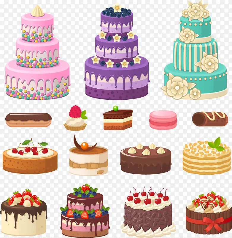 各种美味蛋糕图集