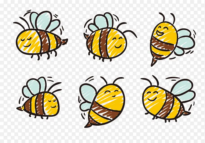 简笔画小蜜蜂