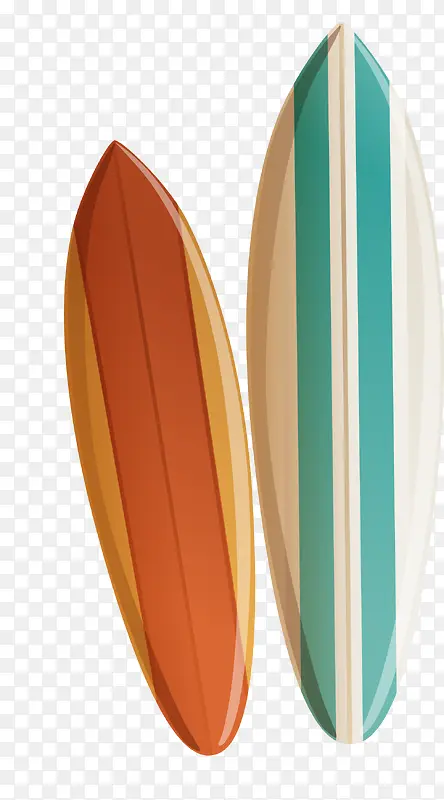 多彩海上条纹冲浪板