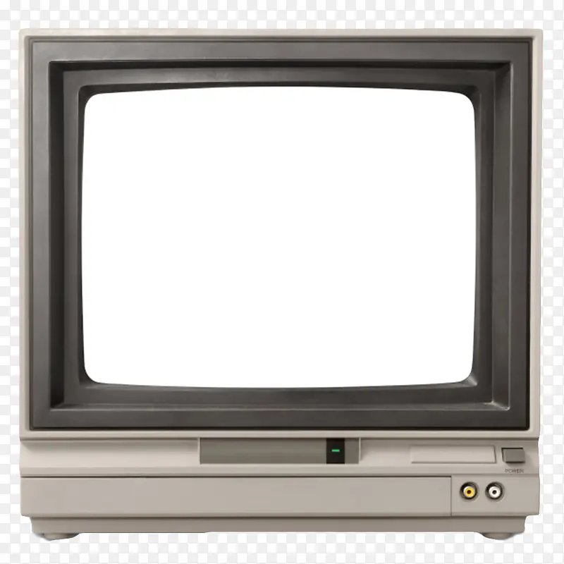 灰色古老电视机古代器物实物