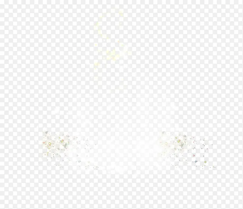 彩色光晕星光效果元素