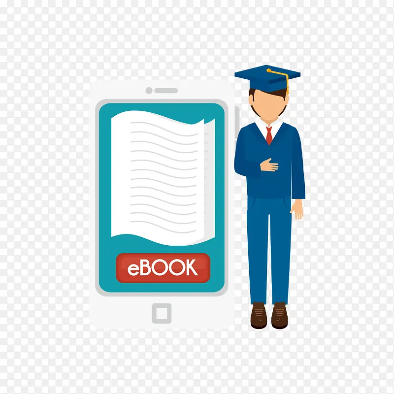 卡通电子书教材培训教育PNG图片素材下载_图片编号ylznewmy-免抠素材网