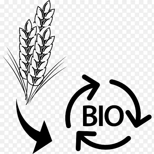小麦废弃物生物质图标