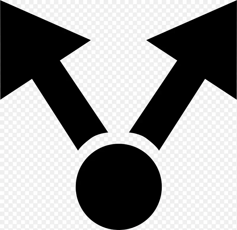 黑色箭头扁平分享转发网页图标