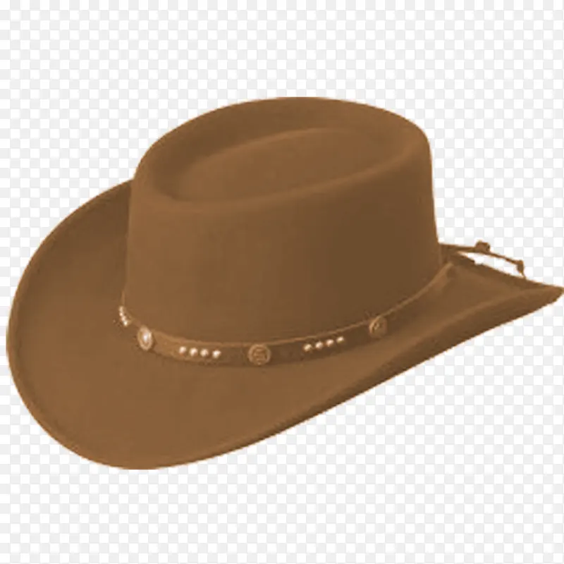 棕色牛仔帽子