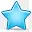 蓝色的五角星 icon