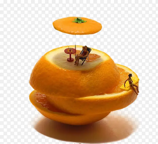创意的橘子