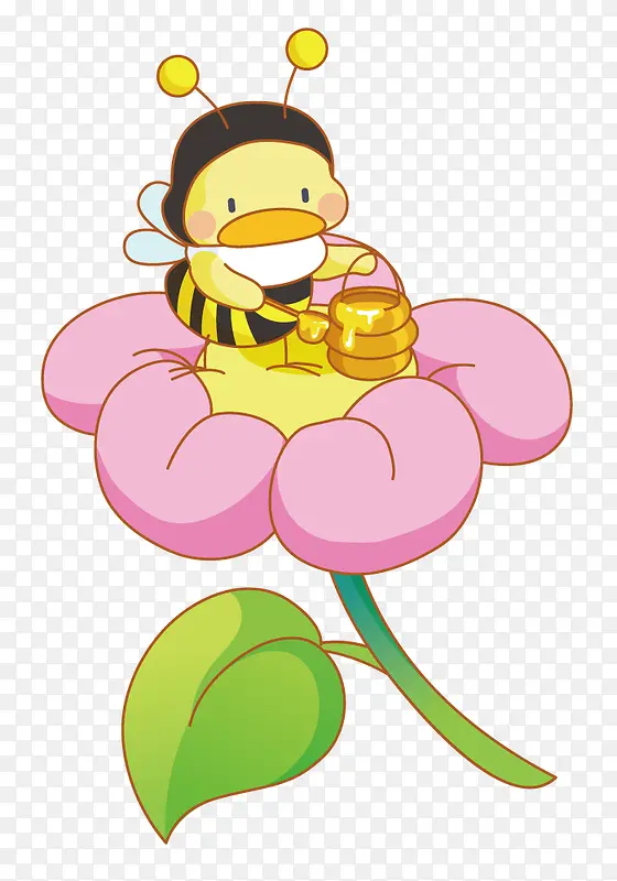 采蜜的小蜜蜂